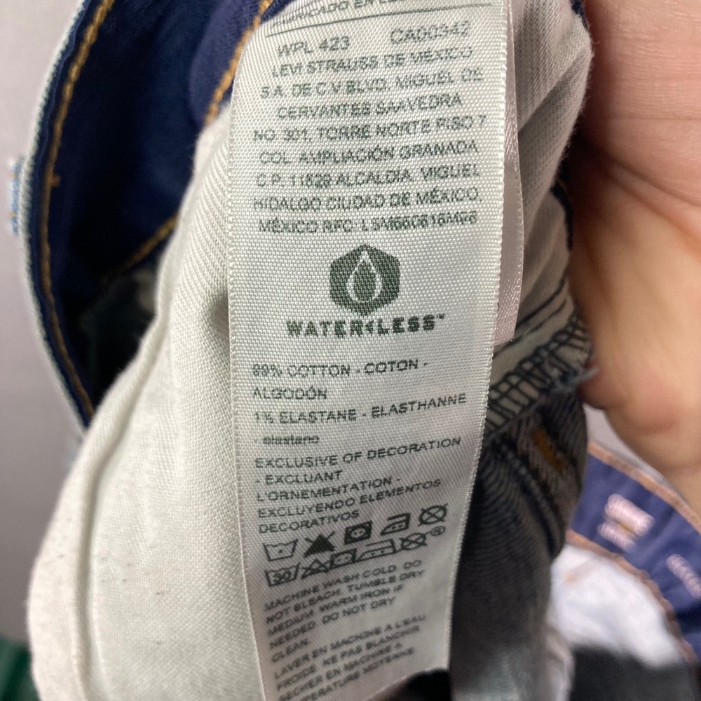 Levis Signature Workwear Jeans Mens 38x30 Distressed Paint Stained - Picture 10 of 12
